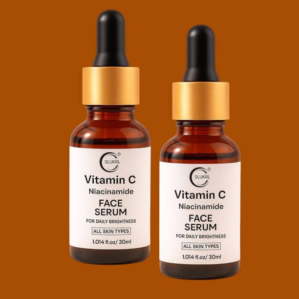 slukrl Skin Brightening Vitamin C Niacinamide Serum for Men