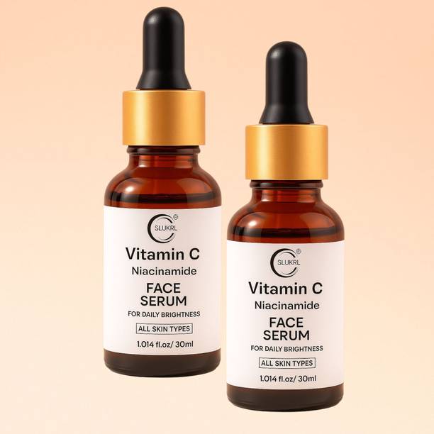 slukrl Niacinamide + Vitamin C Serum for Daily Skin Care
