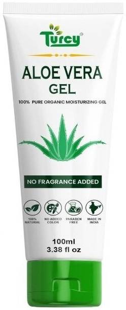 Turcy Pure Aloe Vera Skin Gel For Face & Hair Hydrating, Moisturizing, Smoothing Skin Multipurpose Gel