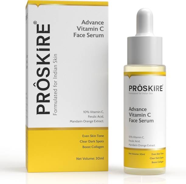 Proskire Advance Vitamin C Face Serum for Dark Spots, Pigmentation, Glow & Clear Skin