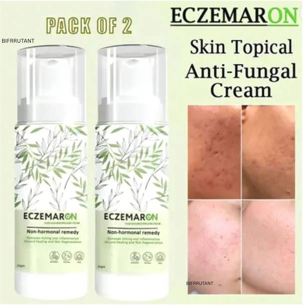 BIFRRUTANT Eczemaron Anti-Fungal Cream Daily Skin Relief from Itch, Rash, and Fungal Issues