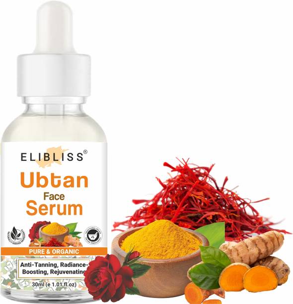 ELIBLISS Natural Ubtan Face Serum for Glowing Face,Age Defying,Pigmentation,Radiant