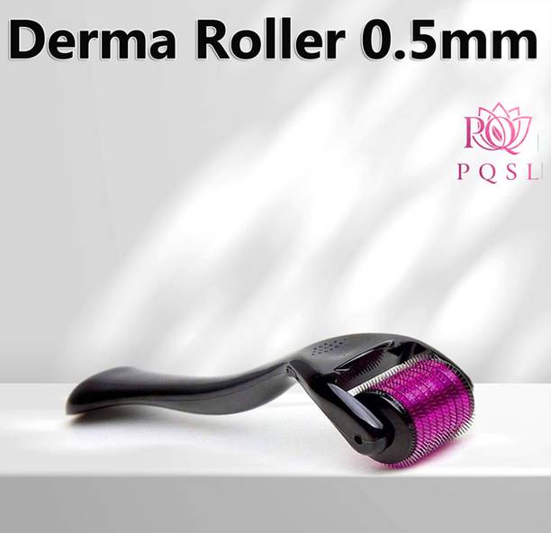 PQSL Derma Roller 0.5mm for hair & beard growth| Titanium micro needles