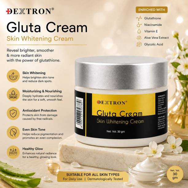 DEXTRON Gluta Face Cream for Brightening & Even Skin Tone