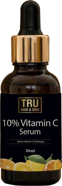 TRU HAIR & SKIN 10% Vitamin C & Bhringraj Serum | Rejuvenates Skin & Reduces Hyperpigmentation