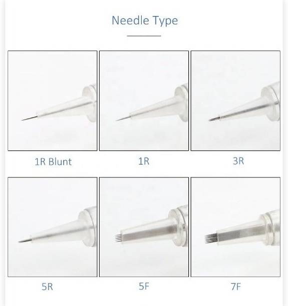 Aravli Permanent Makeup Machine Tattoo Cartridge 3R Needle for Machine, Eyebrows, Lips, Body Tattoo Microblading Cartridges(pack 10)