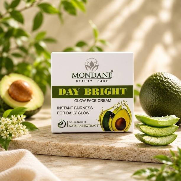 Mondane Beauty Day Bright Glow Face Cream With SPF-30 | Soothing Moisturizing Oil Control Tender & Shiny | A Goodness of Natural Extract