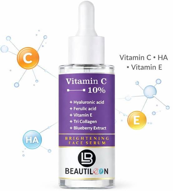 beautiloon Vitamin C Serum for Anti-Aging & Pigmentation | With Alpha Arbutin, Hyaluronic & Ferulic Acid for Glowing Skin (30 ml)