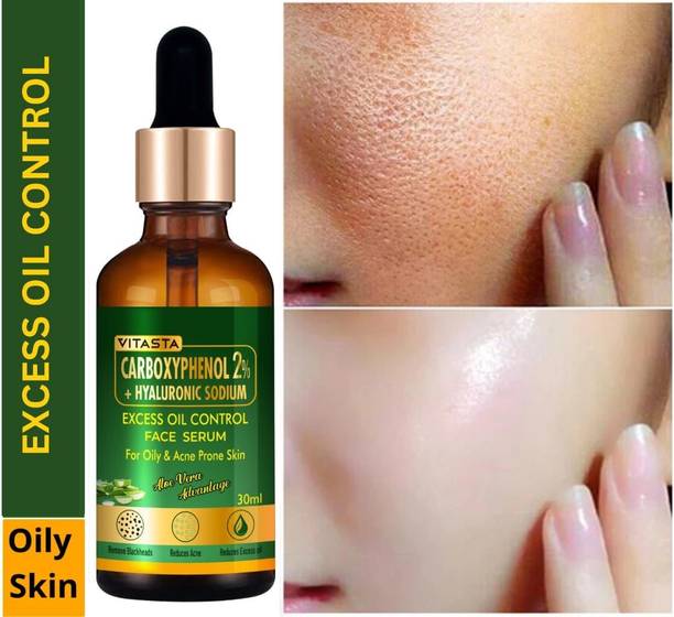 VITASTA Anti Acne Face serum,Excess Oil Control Serum for Pimples,Black Heads