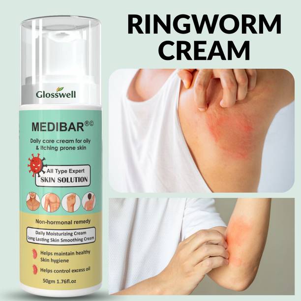 glosswell Ayurvedic Fungal Infection Cream for Ringworm & Skin Irritation