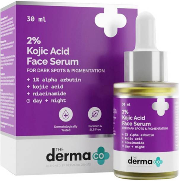 The Derma Since 2% Kojic Acid Face Serum with Alpha Arbutin,