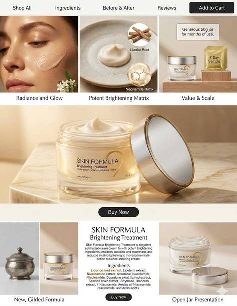 skin formula 9 Breightning treatment Pack of 1
