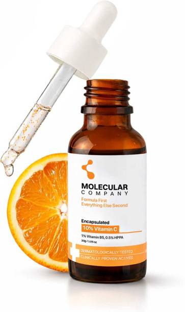 Molecular Company 10% ENCAPSULATED Vitamin C Serum No Skin Irritation 1% B5 & 0.5% HPPA