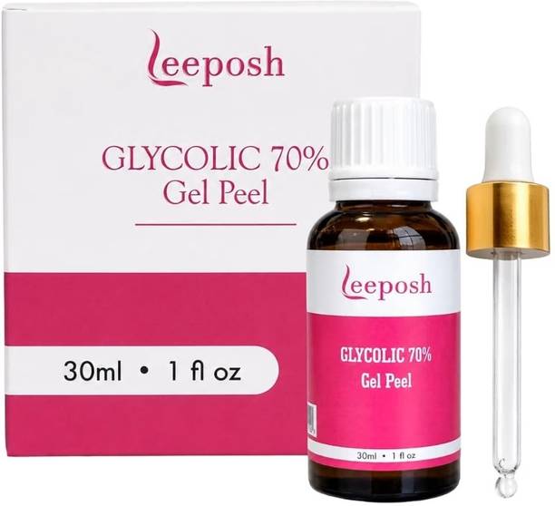 Leeposh Glycolic Acid Peel 70% with Arginine | Smoother Skin & Enhanced Radiance