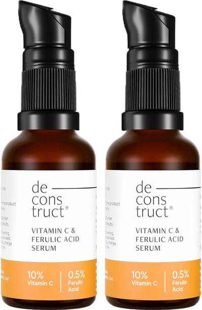 deconstruct Vitamin C Serum for Oily Skin| Clinically Tested to be Non-Irritating ( Pack of 2)
