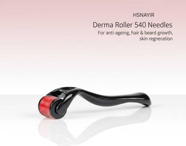 HSNAYIR 540 Needle Derma Roller for Face, Hair & Beard Growth – Skin Regeneration Tool