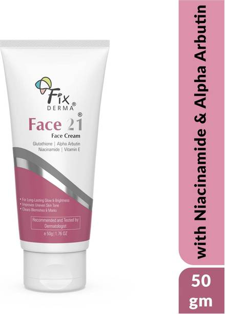 Fixderma 2% Niacinamide & Glutathione Face 21 Face Cream, Reduce Wrinkles & Fine Lines