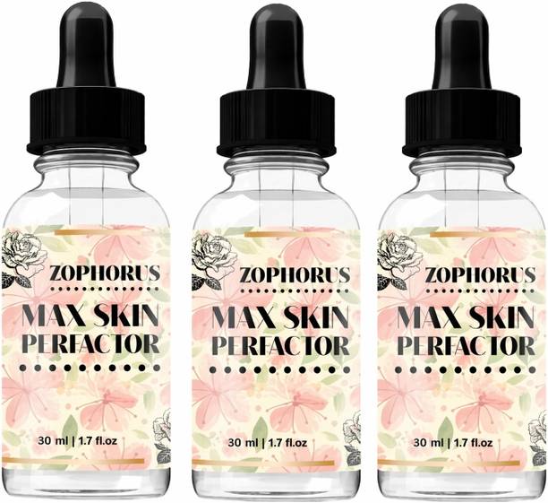 ZOPHORUS Max Skin Perfector Face Serum | Hydrating & Brightening Skin Repair Oil | Lightweight Glow Booster | Suitable for All Skin Types | 30 ml | Pack of 3