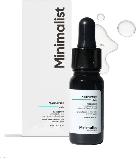 Minimalist 5% Niacinamide Serum for Glowing and Clear Skin with Hyaluronic Acid | Hydrating and Repairing Serum for Men and Women