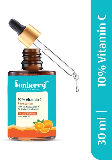 Bonberry 10% Vitamin C Face Serum for Oily Skin|Men & Women|Skin Brightening