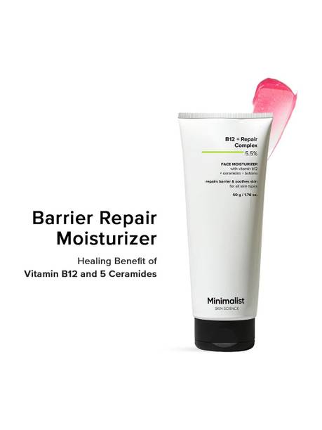 Minimalist Vitamin B12 + Repair Complex 5.5% Face Moisturizer for Men & Women