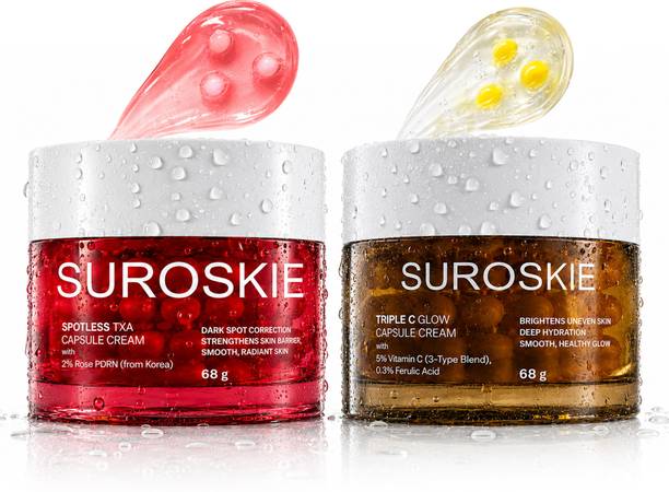 Suroskie Triple Glow & Spotless TXA Capsule Cream Combo