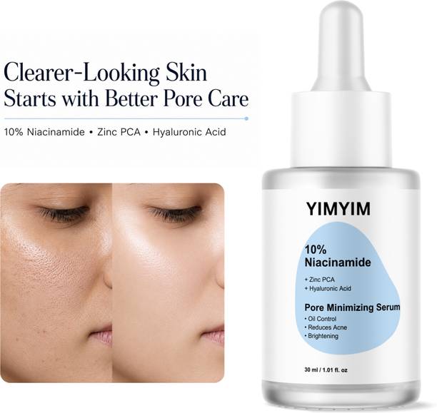 YIMYIM 10% Niacinamide Serum with Zinc PCA & Hyaluronic Acid for Face, Pore Minimizing, Oil Control