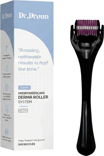 Dr.Droun Derma roller for Scalp & Skin Therapy Tool for Men & Women
