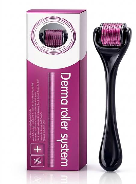 JM SELLER Derma roller 1.0mm for hair & beard growth|1.0mm Titanium 540 micro needles