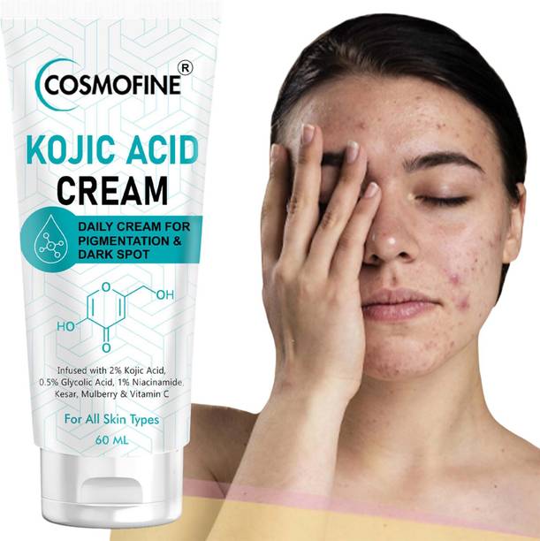 cosmofine Kojic Acid Face Cream, Removes Dark Spots & Pimple Marks, Pigmentation Removal Face Cream