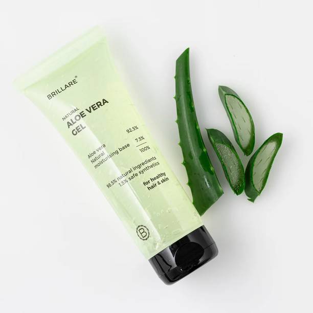 ब्रिल्लेयर Natural aloe vera gel for face, hair & skin moisturiser