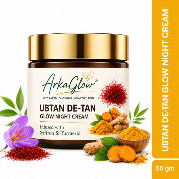 Arka glow Ubtan Detan Whiteing Night Cream|Tok Forsa Kore Rater ত্বক ফর্সাকারী রাতের ক্রিম