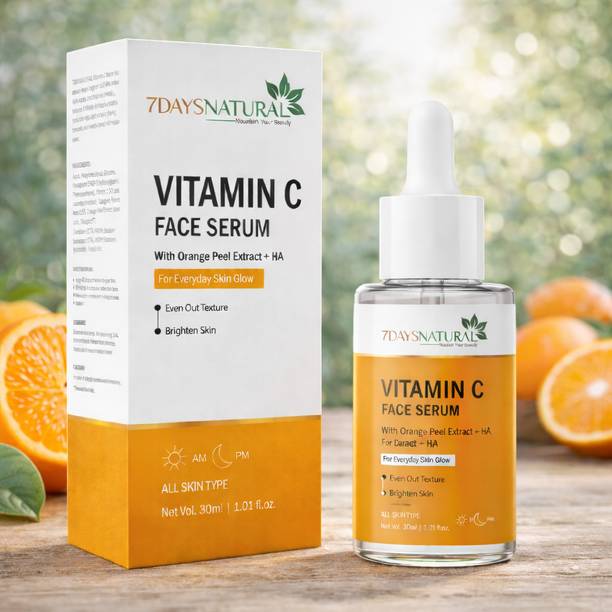 7days natural Vitamin C serum | Skin Brightening Remove dark spot circles, Acne |Pigmentation