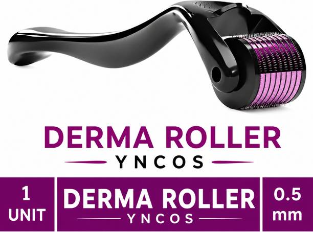 YNCOS Premium Derma Roller 0.5 mm with 540 Titanium Micro-Needles for Hair Growth