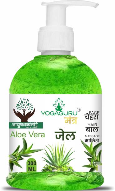 YOGAGURU MANTR 99% Pure Aloe Vera Gel 300ml