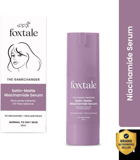 Foxtale 5% Niacinamide Face Serum with Olive Leaf Extract, For Oil Control & Brightening