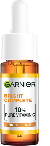 गार्नियर Bright Complete Night Vitamin C Serum With 10% Pure Vitamin C for Bright Skin