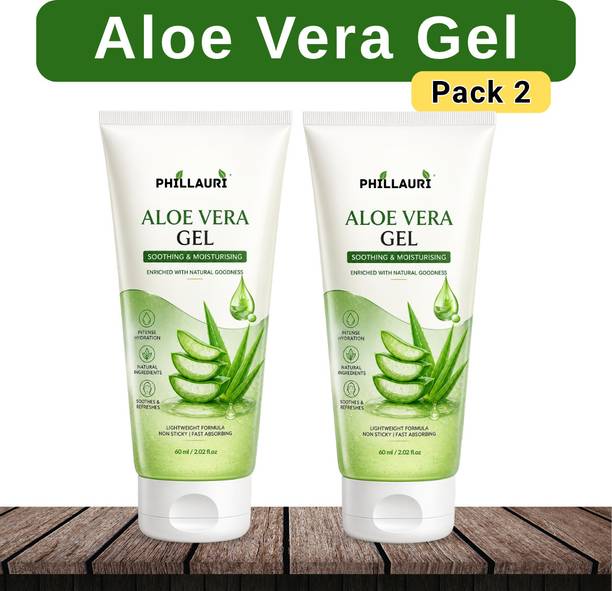Phillauri Aloe Vera Fresh Feel Gel | Daily Use Lightweight Gel For Skin & Hair