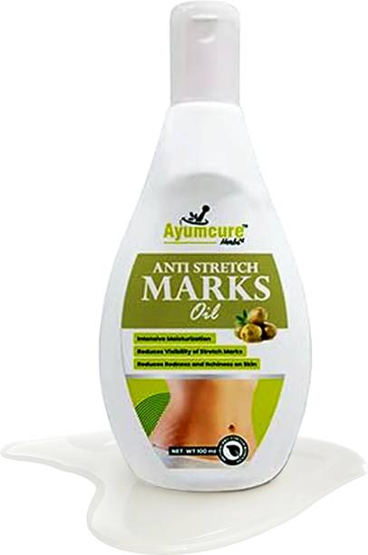 Ayumcure Stretch Mark Removal & Prevention Oil for women | Improves Skin Texture & Tone