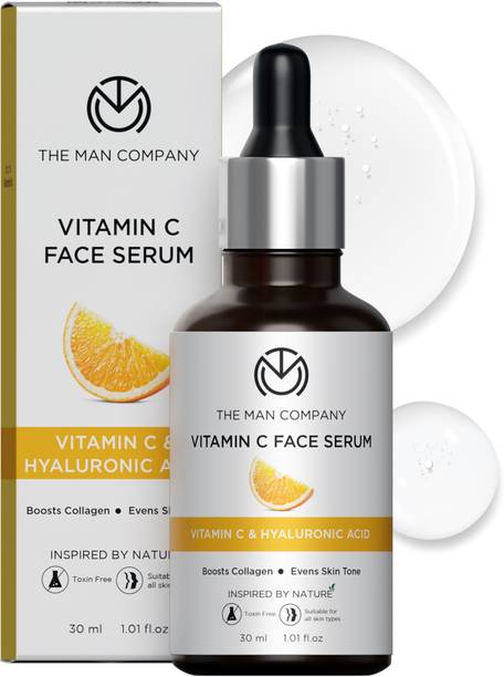 THE MAN COMPANY Vitamin C Face serum with 40% Hyaluronic Acid for Brightening and AntiAging