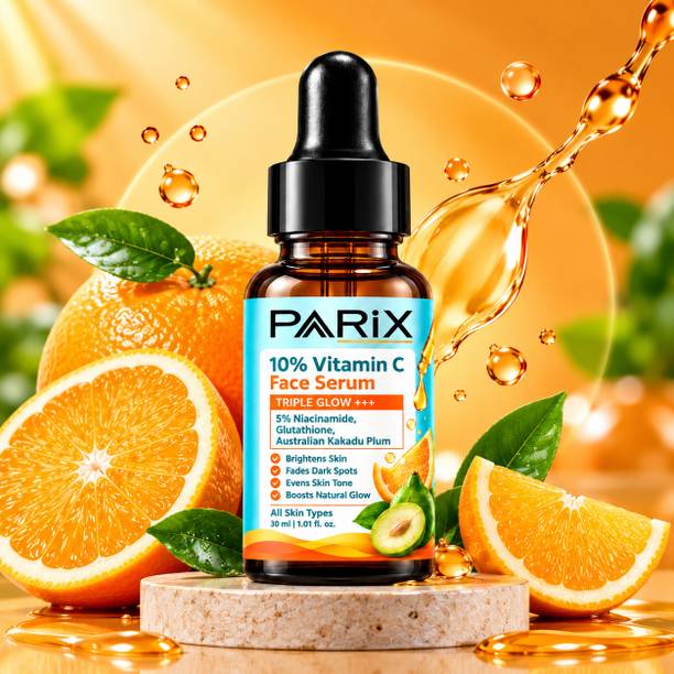 Parix 10% Vitamin C Serum For Glowing Face , Skin Brightening & Reduce Dark Spots