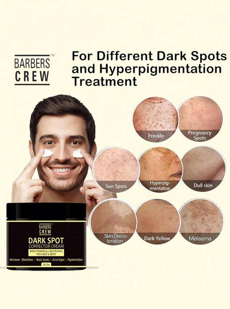 Barbers Crew Dark Spot Remover Cream, Pimple Marks, Acne Scar, Pigmentation & Blemish Removal For Men-