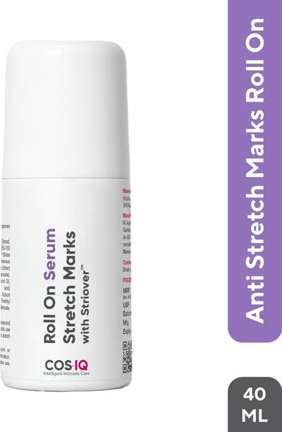 Cos-IQ Stretch Marks Removal Roll-On Serum with Striover, Scar Removal, Uneven Skin Tone, All Skin Types