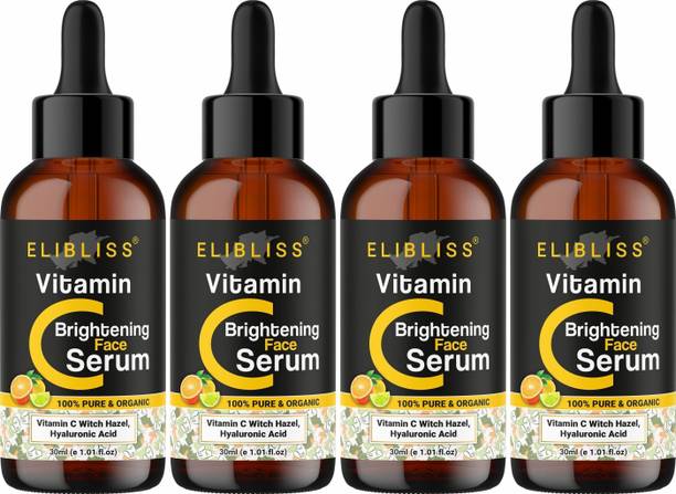ELIBLISS Vitamin C Skin Clearing Serum for Brightening, Anti-Aging,Skin Repair Pack of 4