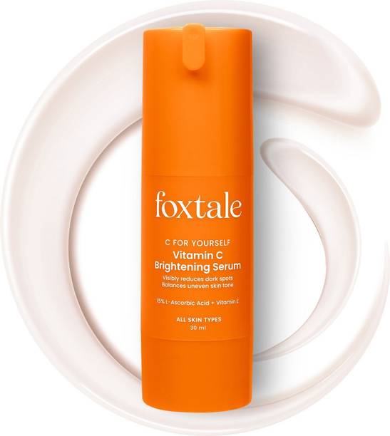 Foxtale 15% Vitamin C Face Serum With L-Ascorbic Acid & Vit E For Glowing Bright Skin