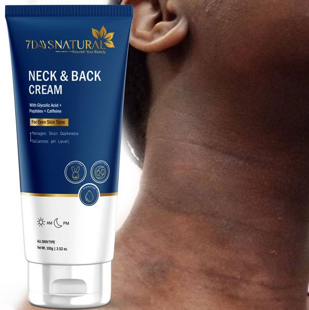 7days natural Neck and Back Whitening Cream for a Balanced, Radiant Complexion