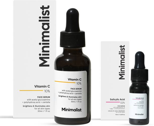 Minimalist Vitamin C + Salicylic Face Serum mini| Pimple/Acne Control & Skin Brightening
