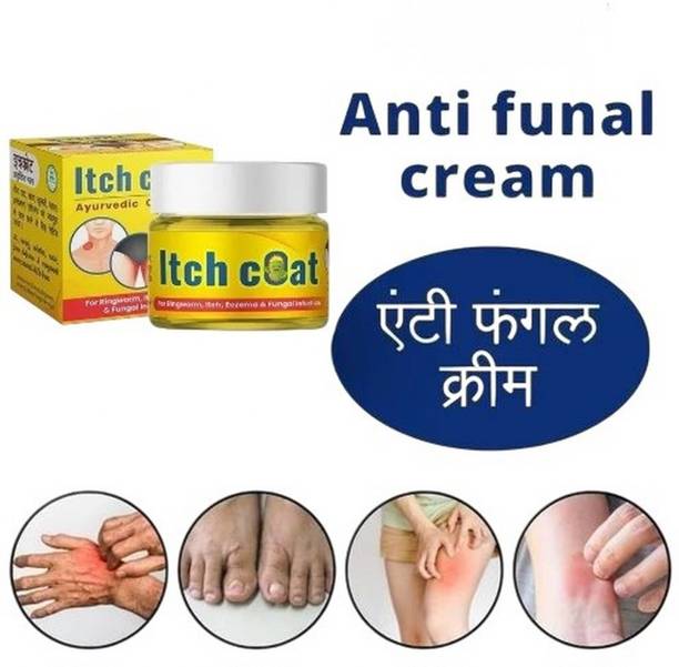 vidhmaan ayurveda ItchCoat Ayurvedic Antifungal Cream for Ringworm, Daad Khaj Khujli & Skin Infection Relief