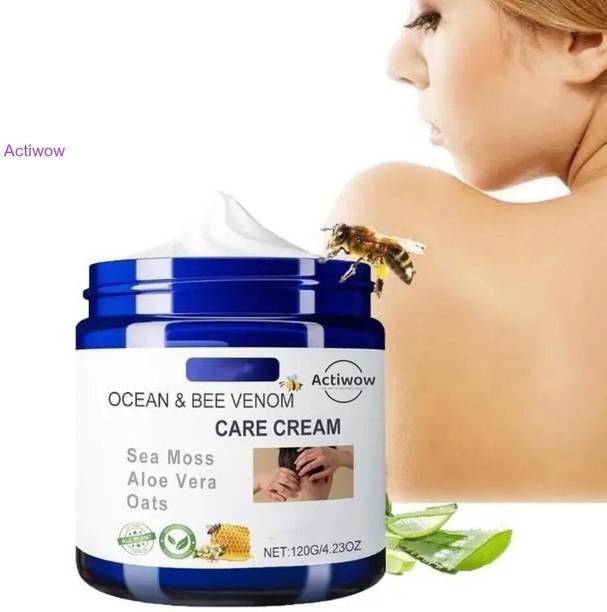 ACTIWOW Bee Venom Ocean Cream for Anti-Frizz Hair and Shine Control