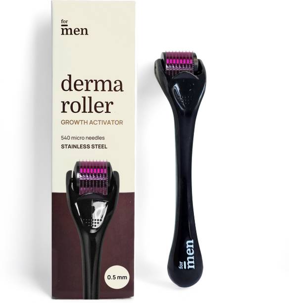 Formen Derma Roller for Hair & Beard Growth 0.5mm | 540 Stainless Steel Needles for Hair Regrowth